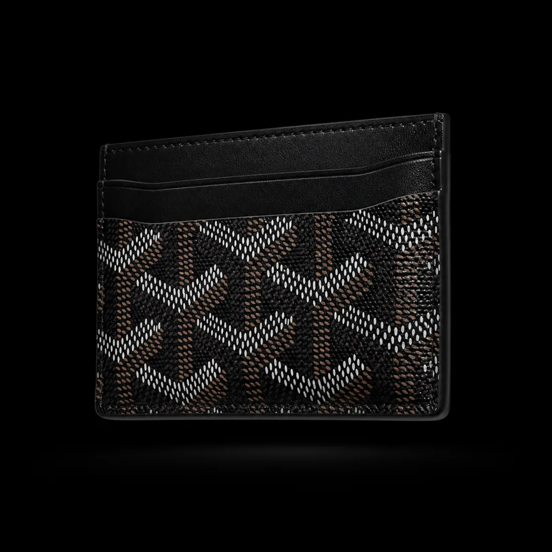 Card Holder, Tan Chevron — Vault tier, The Outfit House