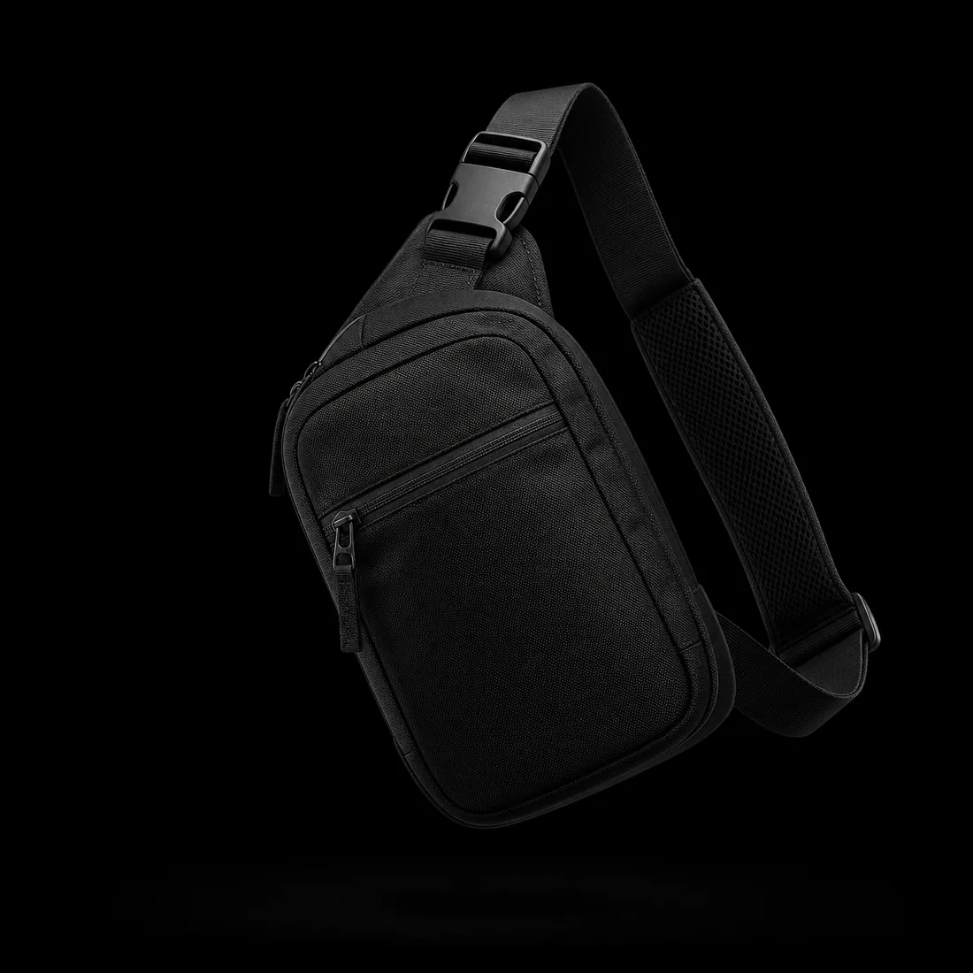 Crossbody Bag, Black — Standard tier, The Outfit House