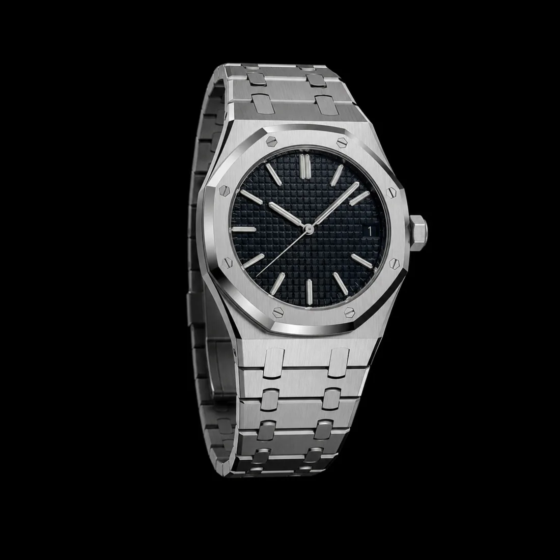 Luxury Watch, Steel Blue — Vault tier, The Outfit House
