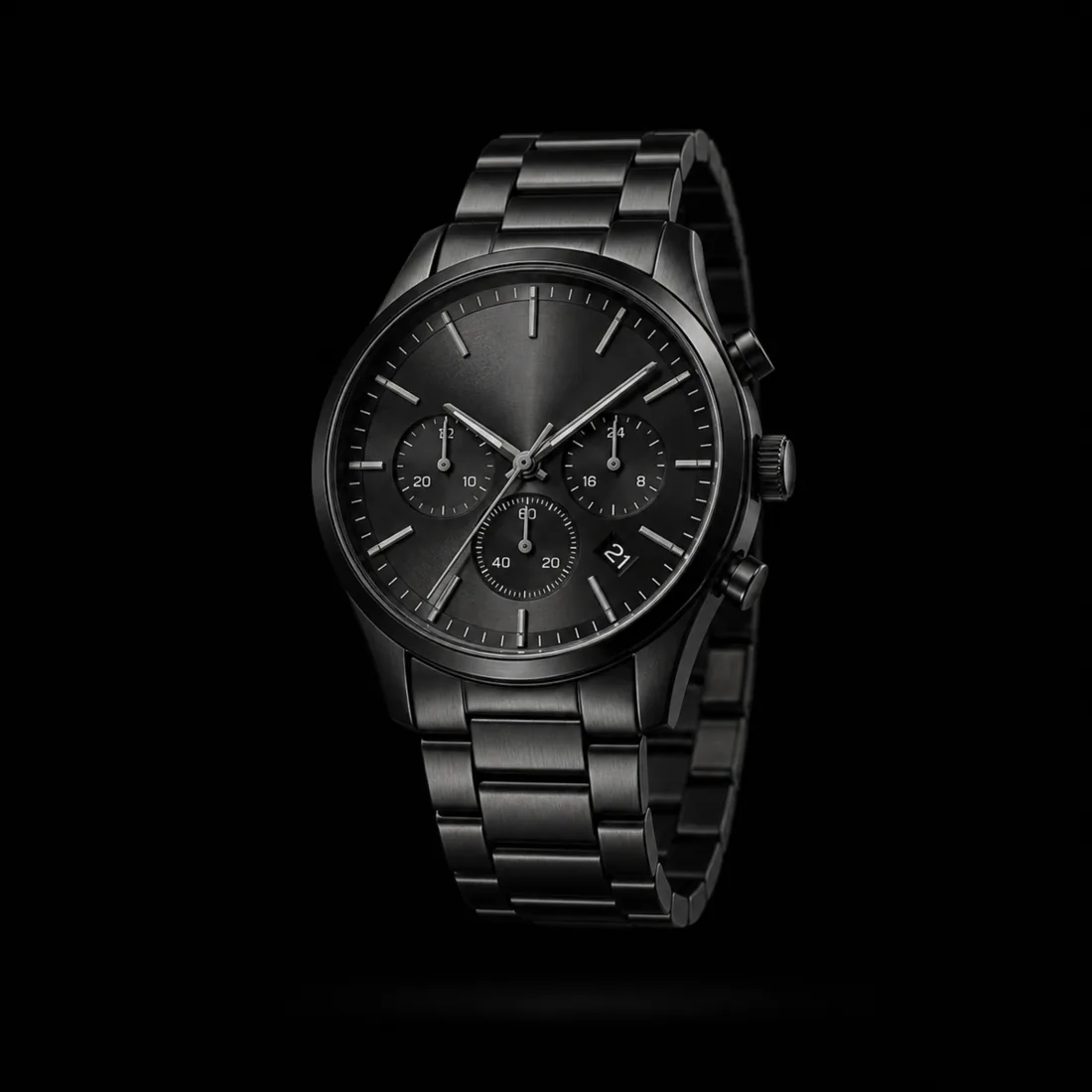 Sports Watch, Chronograph Black — Standard tier, The Outfit House