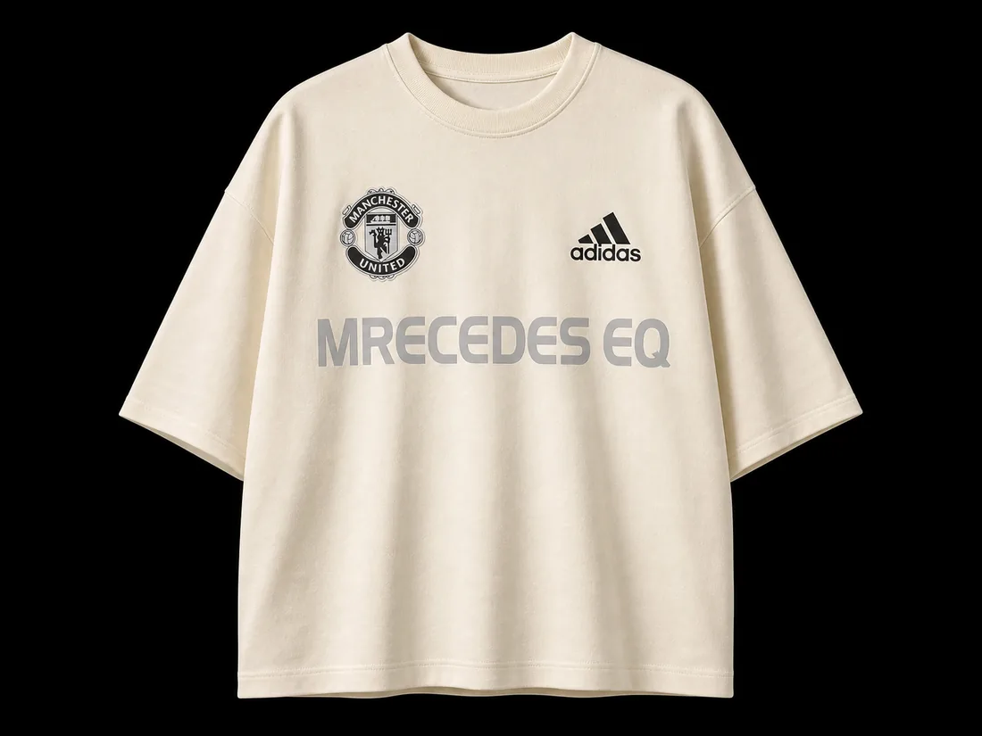 Club Tee, Cream White Crest — Standard tier, The Outfit House