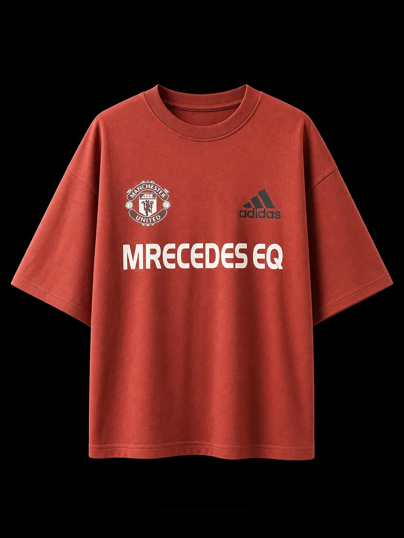 Club Tee, Red Rust Crest — Standard tier, The Outfit House