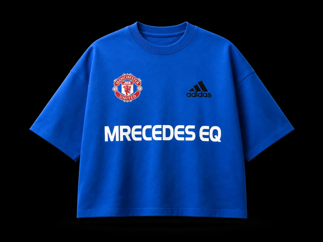 Club Tee, Royal Blue Crest — Standard tier, The Outfit House