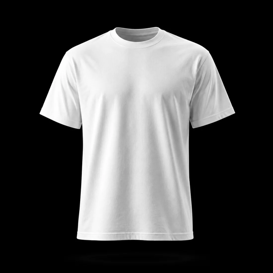 Cotton Tee, Black — Entry tier, The Outfit House