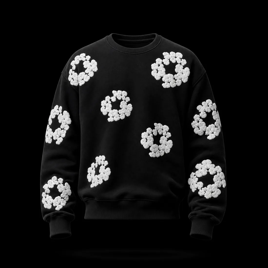 Crewneck, Wreath Print — Vault tier, The Outfit House