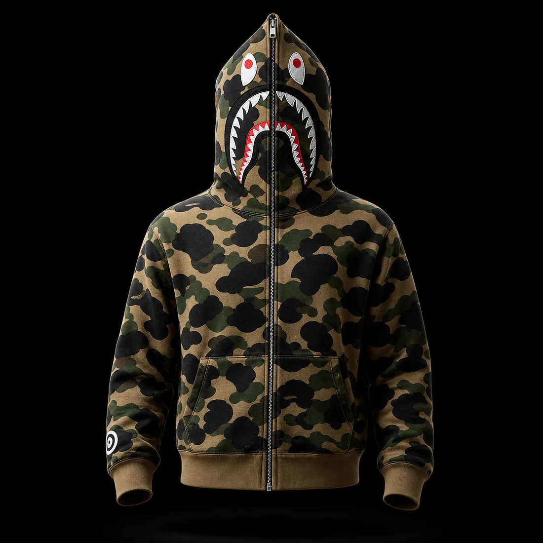Full-Zip Hoodie, Camo — Vault tier, The Outfit House