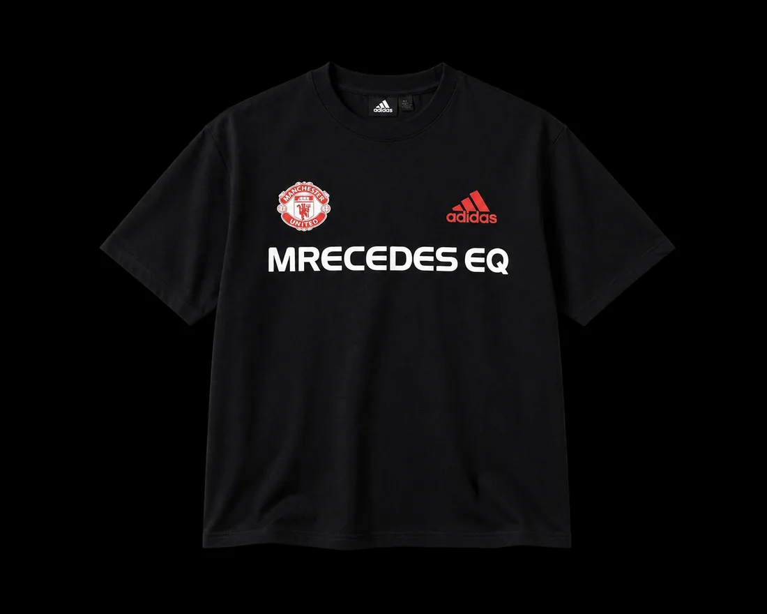 Graphic Tee, Black Crest Wordmark Print — Standard tier, The Outfit House