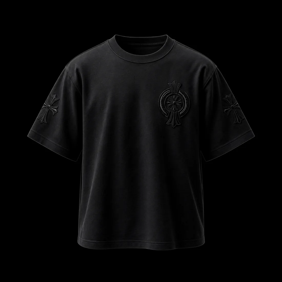 Graphic Tee, Black Cross — Vault tier, The Outfit House