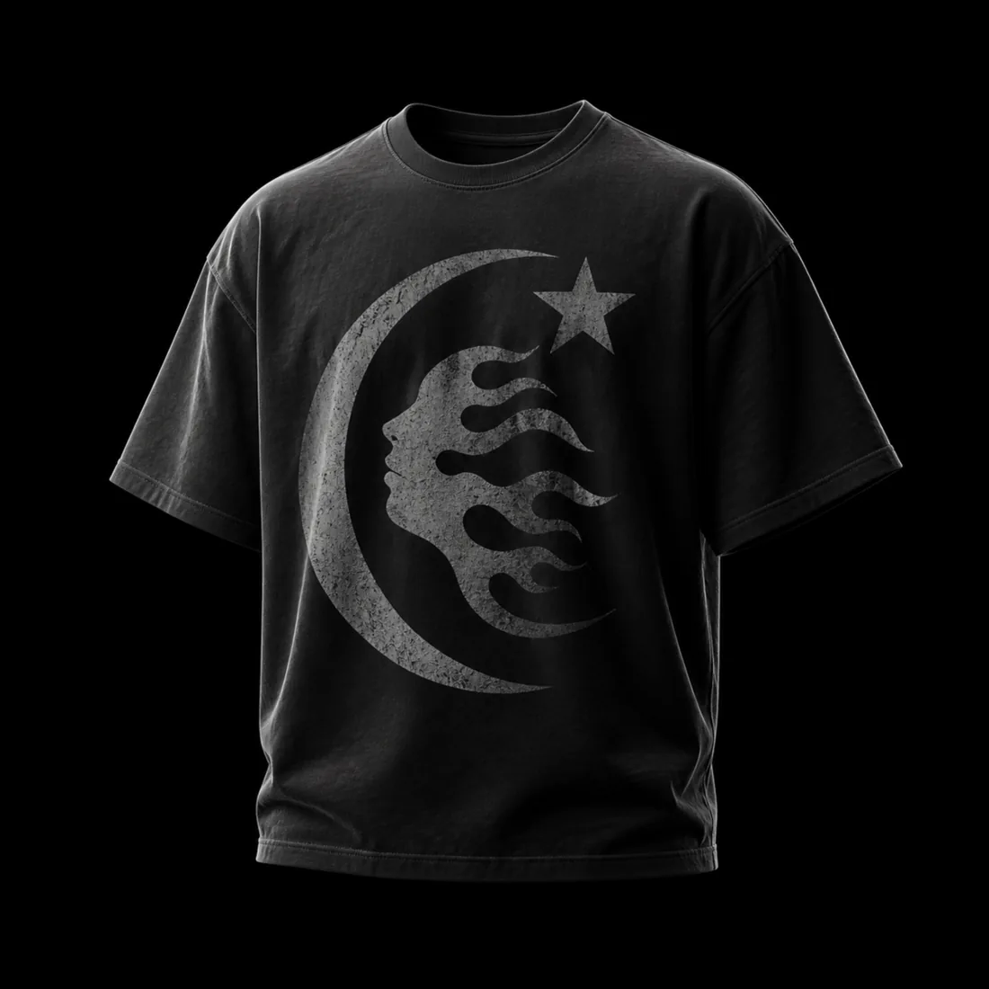 Graphic Tee, Grey Print — Standard tier, The Outfit House