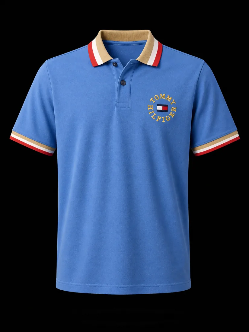 Graphic Tee, Light Blue Flag — Standard tier, The Outfit House