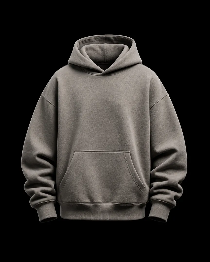 Heavyweight Hoodie, Oatmeal — Standard tier, The Outfit House