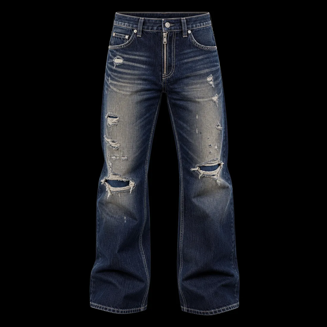 Distressed Denim, Dark Indigo — Vault tier, The Outfit House