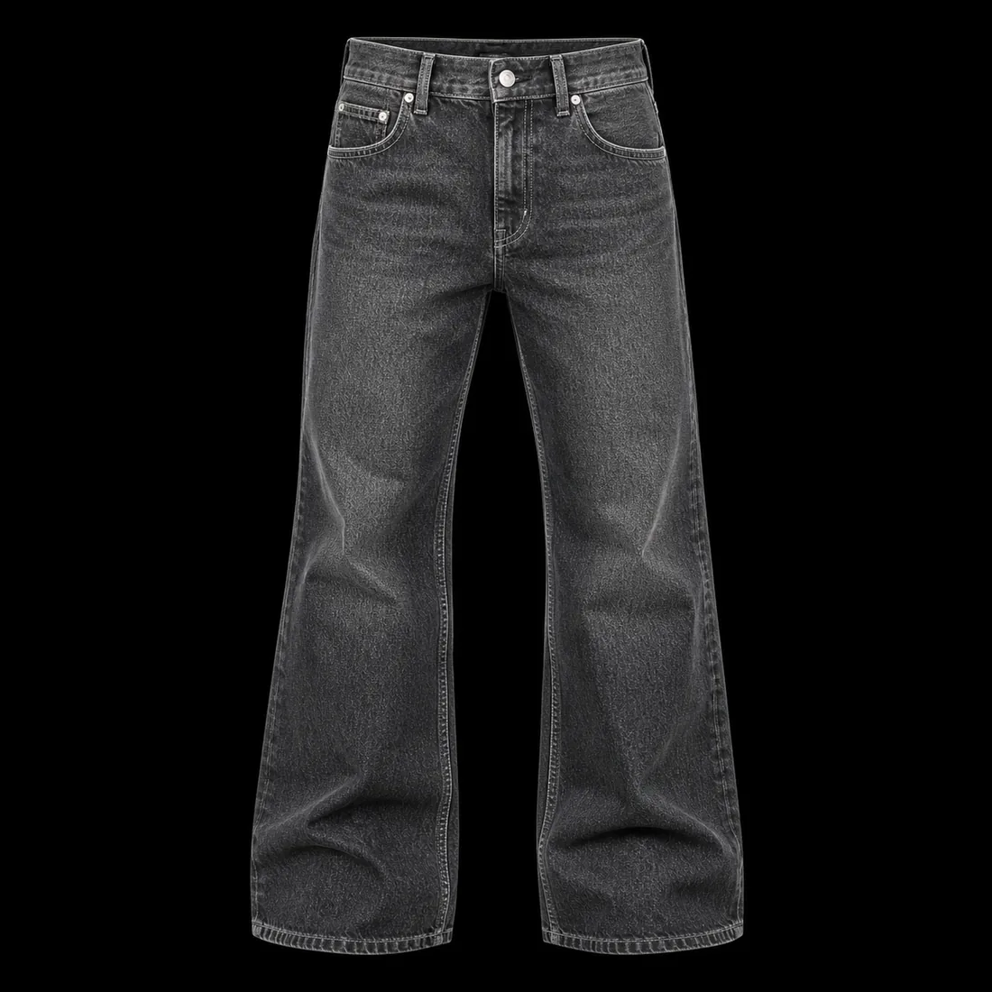 Straight Denim, Charcoal Grey — Standard tier, The Outfit House