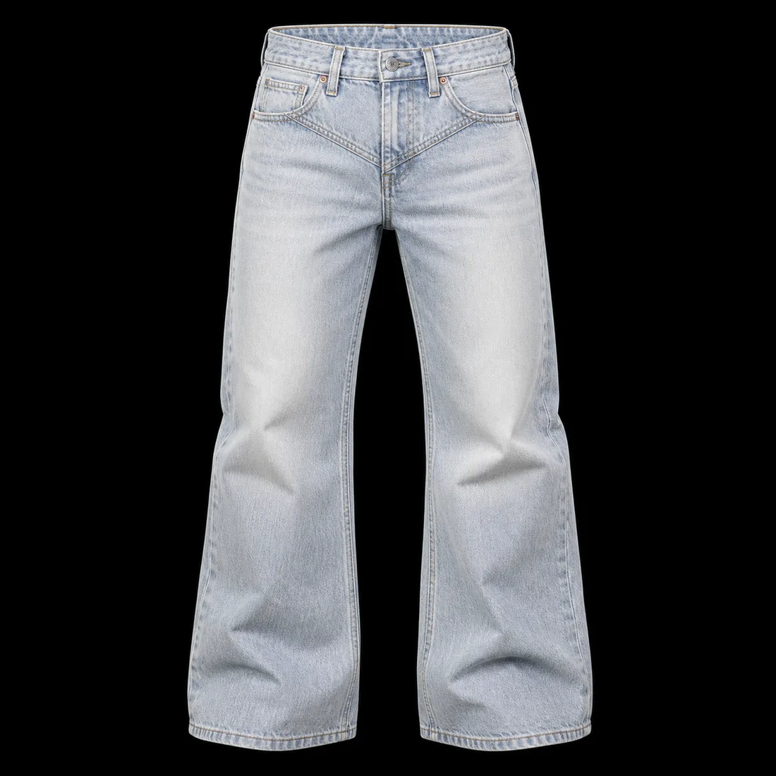 Straight Denim, Ice Blue — Standard tier, The Outfit House