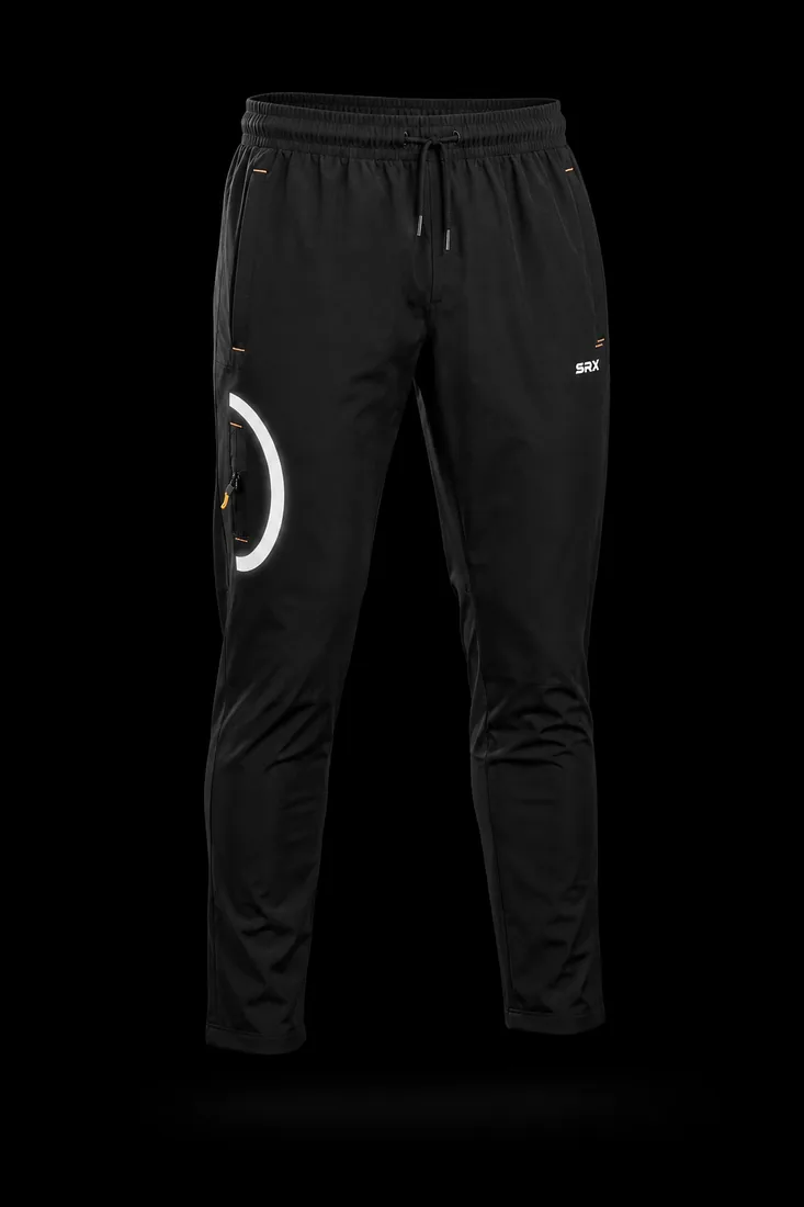 Track Pants, Black Reflective Panel — Entry tier, The Outfit House