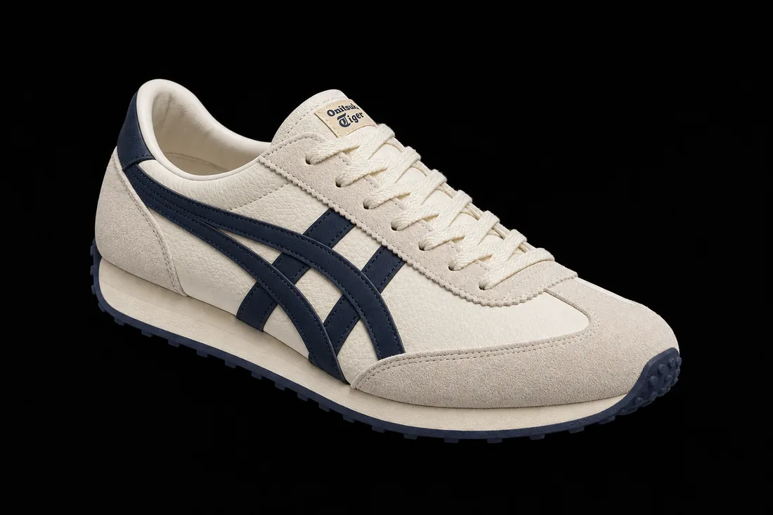 Heritage Runner, Cream Navy — Standard tier, The Outfit House