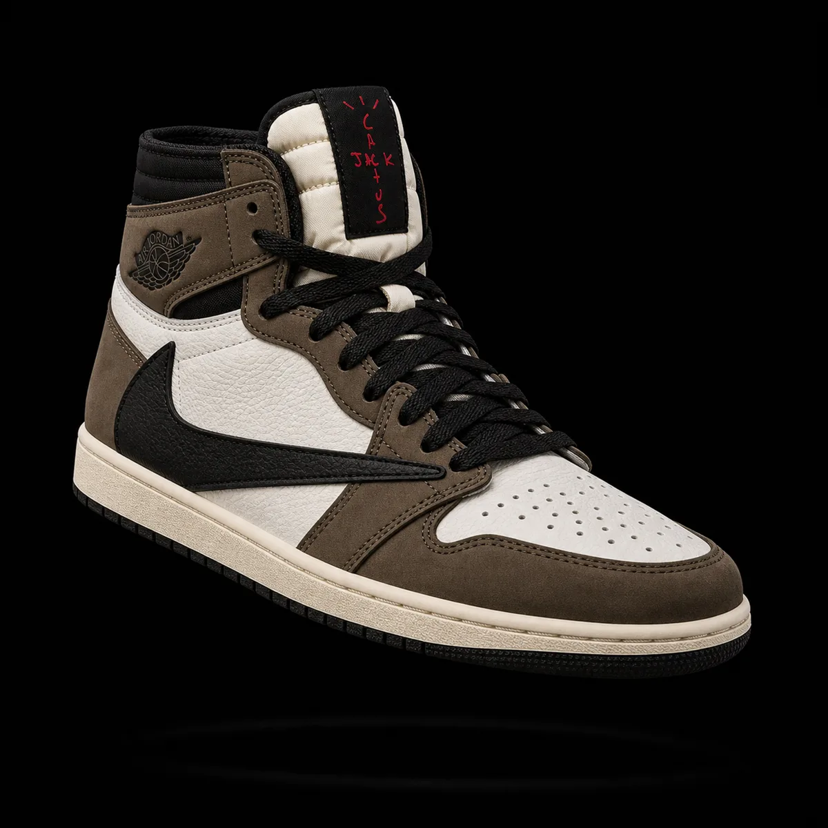 High-Top Court Sneaker, Mocha — Vault tier, The Outfit House