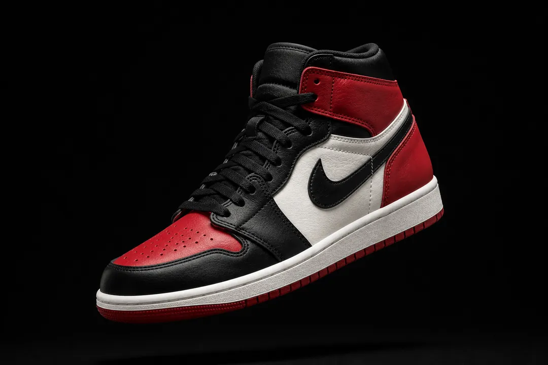 High-Top Sneaker, Bred Toe — Standard tier, The Outfit House