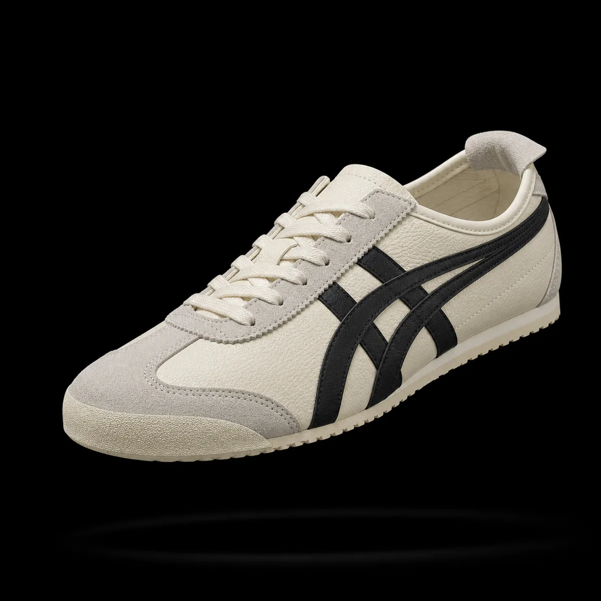 Low-Profile Retro Runner, Cream — Standard tier, The Outfit House