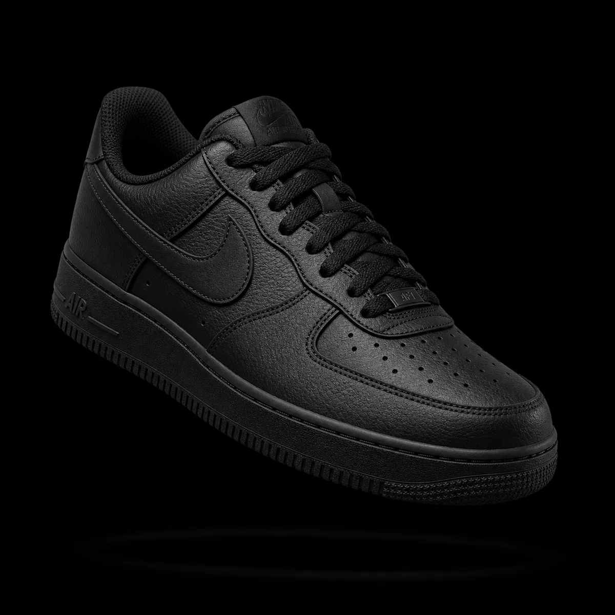 Low-Top Court Sneaker, Phantom Black — Standard tier, The Outfit House