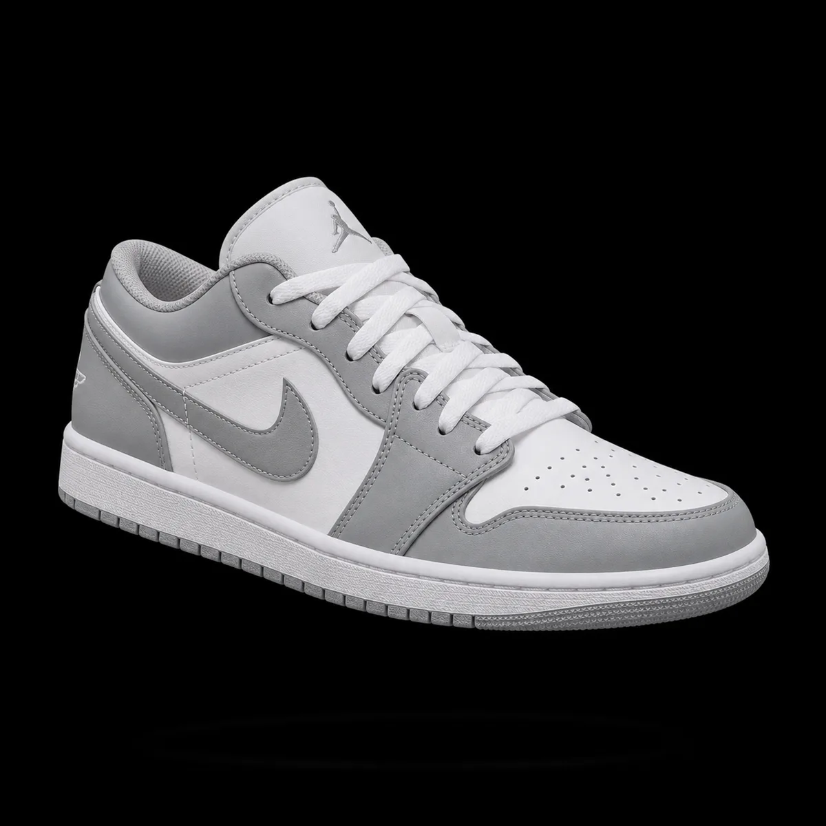Low-Top Court Sneaker, Wolf Grey — Standard tier, The Outfit House