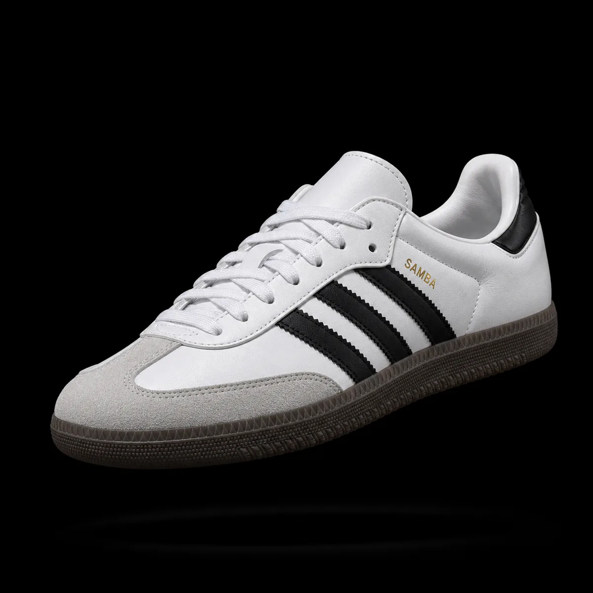Low-Top Gum-Sole Sneaker, White — Standard tier, The Outfit House