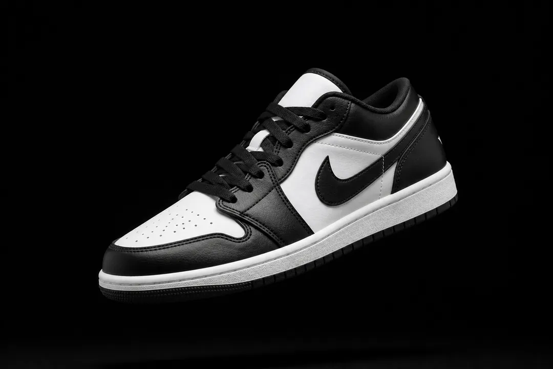Low-Top Sneaker, Black & White — Entry tier, The Outfit House
