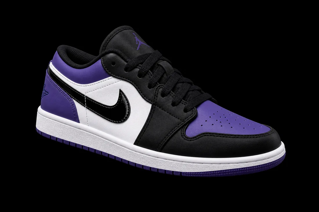 Low-Top Sneaker, Court Purple — Vault tier, The Outfit House