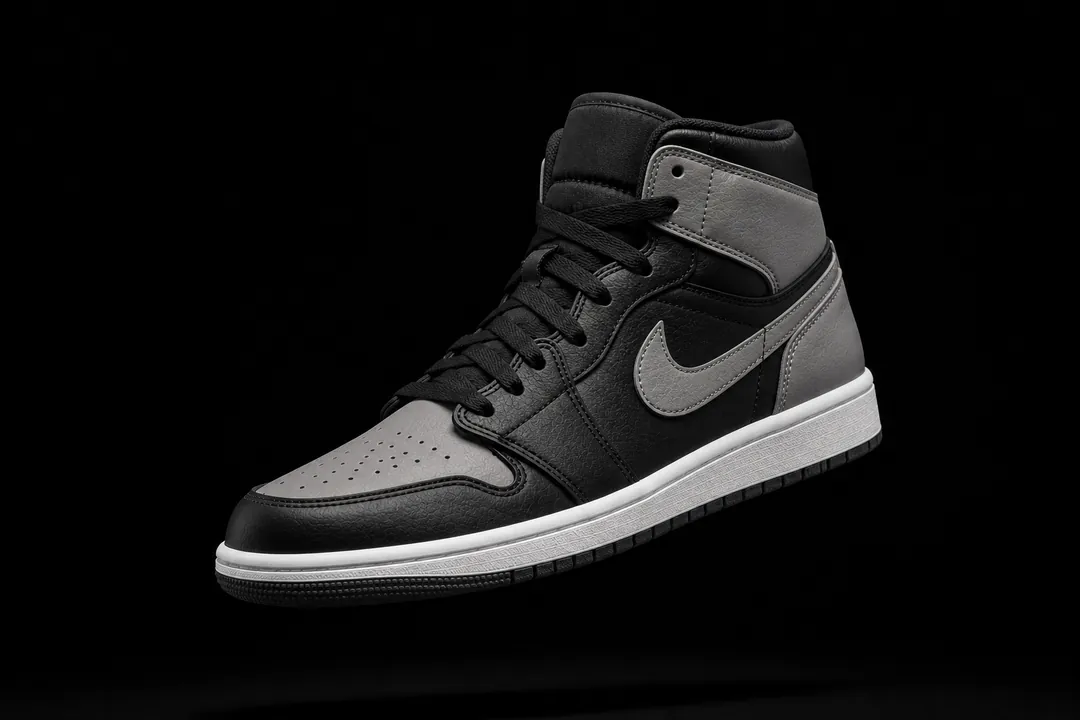 Mid-Top Sneaker, Shadow Grey — Entry tier, The Outfit House