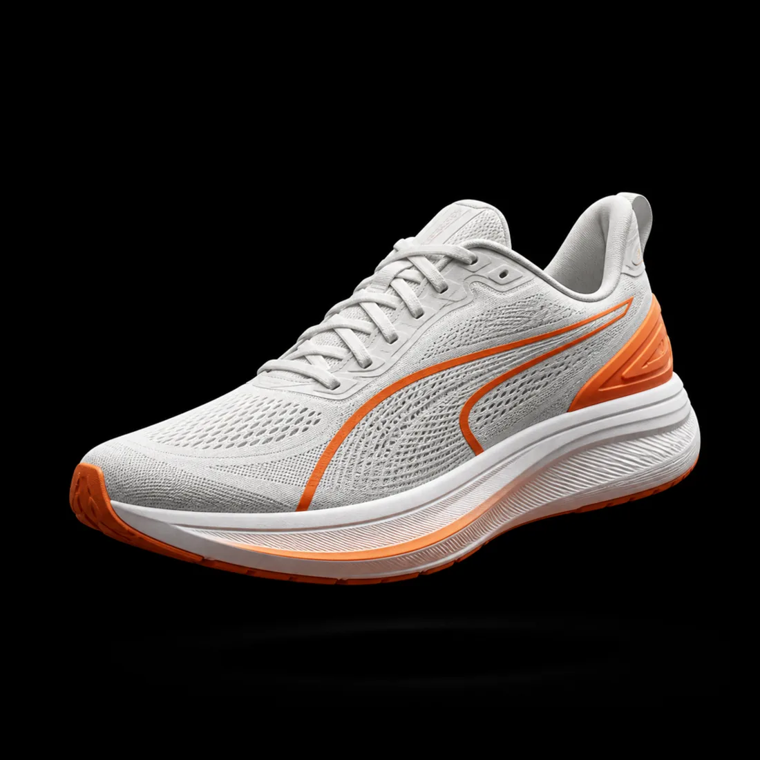 Performance Runner, White Orange — Standard tier, The Outfit House