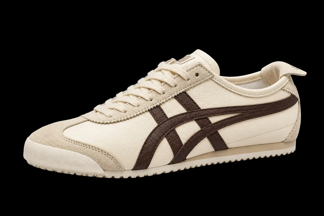 Retro Trainer, Cream Brown — Standard tier, The Outfit House