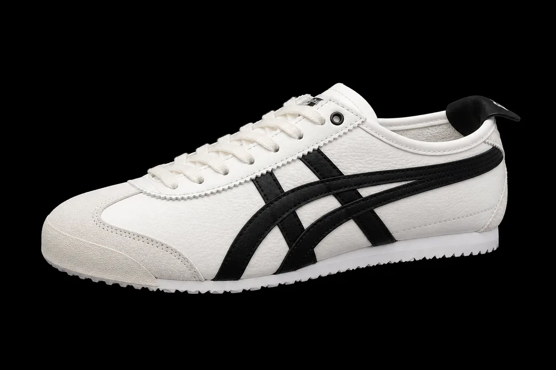 Retro Trainer, White Black — Standard tier, The Outfit House