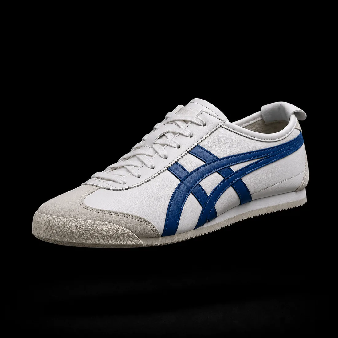 Retro Trainer, White Blue — Entry tier, The Outfit House