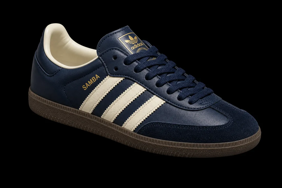 Terrace Sneaker, Navy Cream — Standard tier, The Outfit House